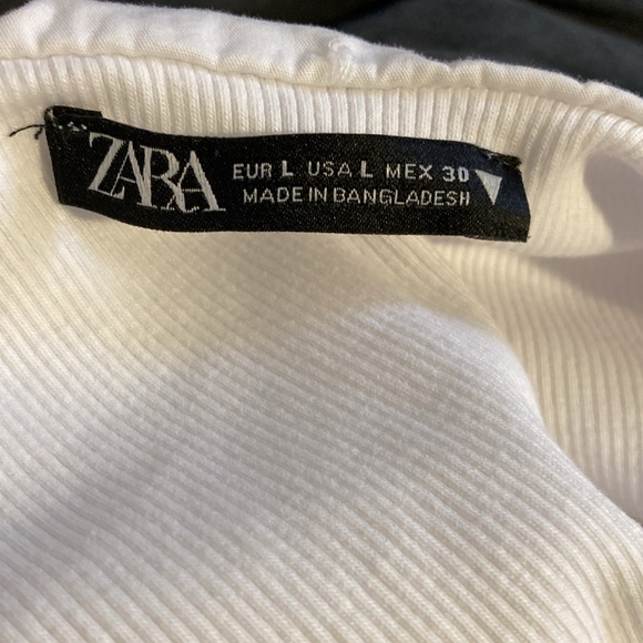 White Ruffle Off-Shoulder Bodysuit - Picture 9 of 9